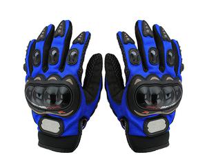 Slide probiker protection riding anti slip gloves blue 45061580