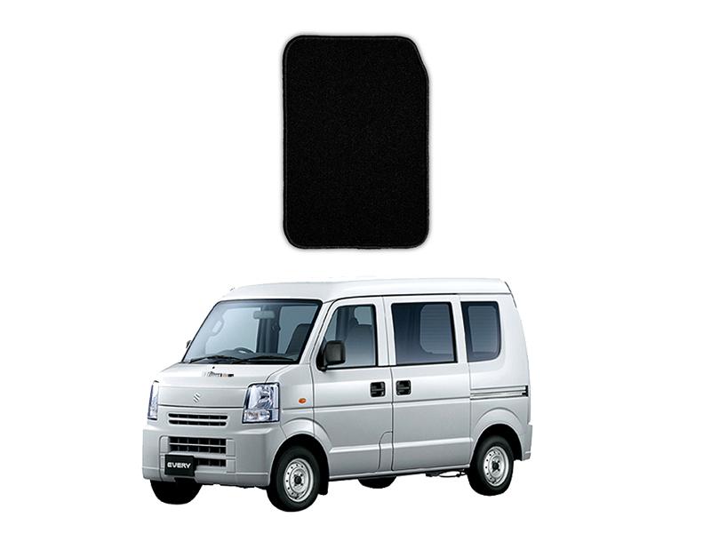 Suzuki Every Marflex Floor Mats Premium Black Image-1