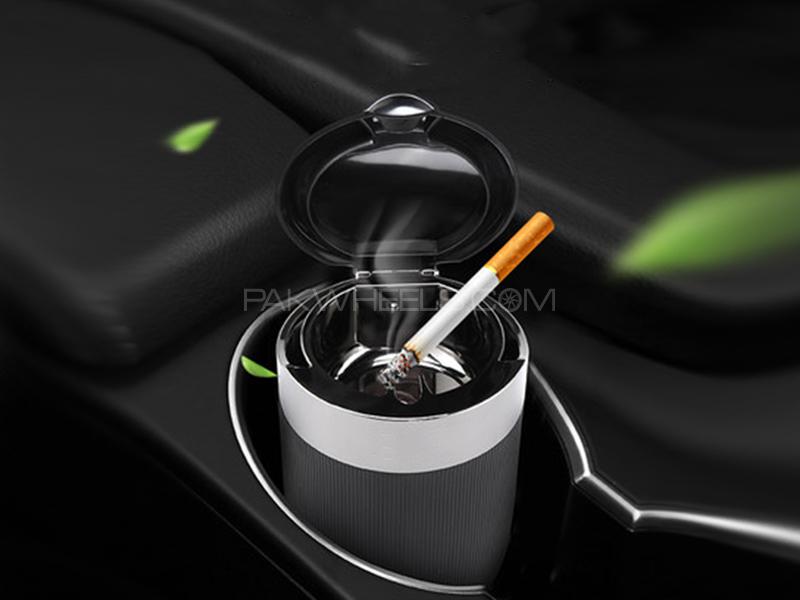 Universal 2 In 1 Car Ashtray With Air Freshener Perfume Gel for sale in Karachi Image-1