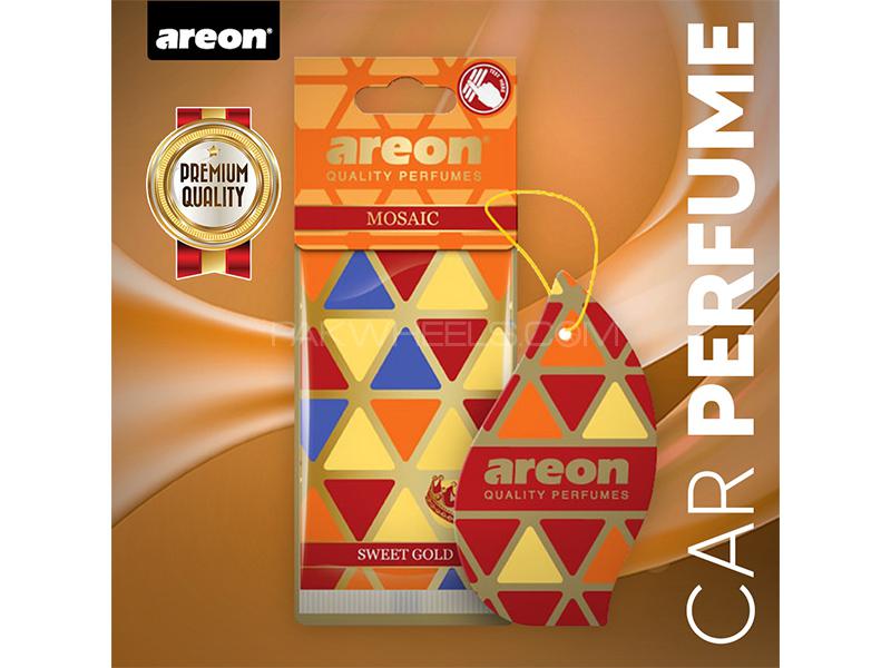 Areon Mosaic Hanging Card Perfume - Sweet Gold  Image-1