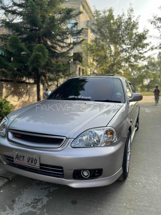 Honda Civic - 2000 silver knight Image-1