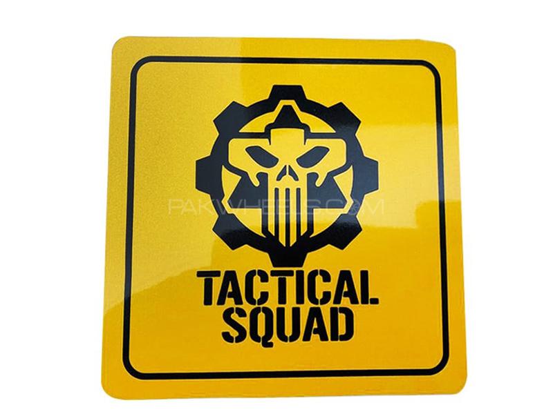 Tactical Squad Car Vinyl Sticker - Yellow for sale in Karachi Image-1