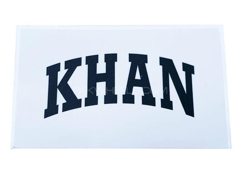 Khan Car Vinyl Sticker  for sale in Karachi Image-1