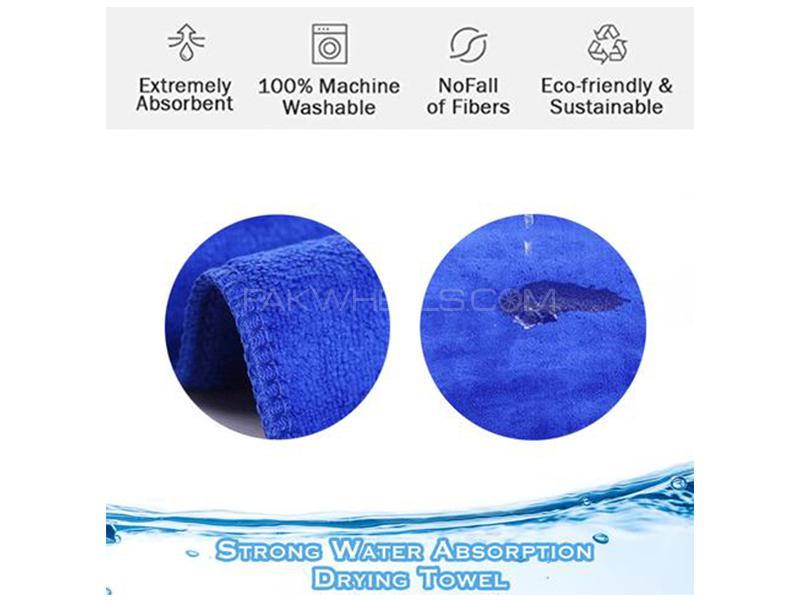 Micro Fiber Cloth Blue - Pack Of 3 Micro Fiber Cloth Blue - Pack Of 3 Image-4