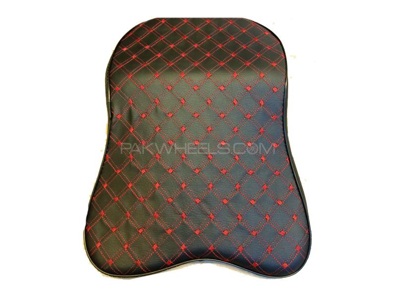 2 Pcs Car Neck Back Rest Long Cushion With Memory Foam Black for sale in Lahore Image-1