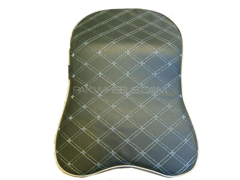 2 Pcs Car Neck Back Rest Long Cushion With Memory Foam Grey for sale in Lahore Image-1