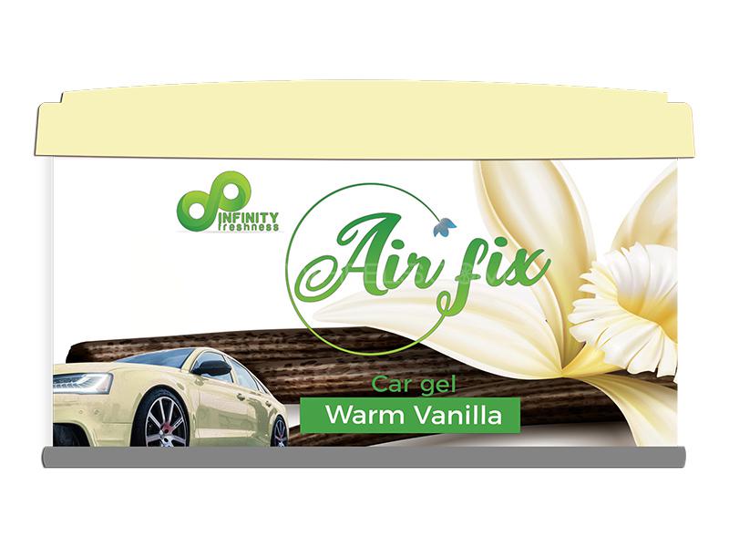 Air Fix Car Gel Air Freshener 80g - Warm Vanilla  for sale in Karachi Image-1