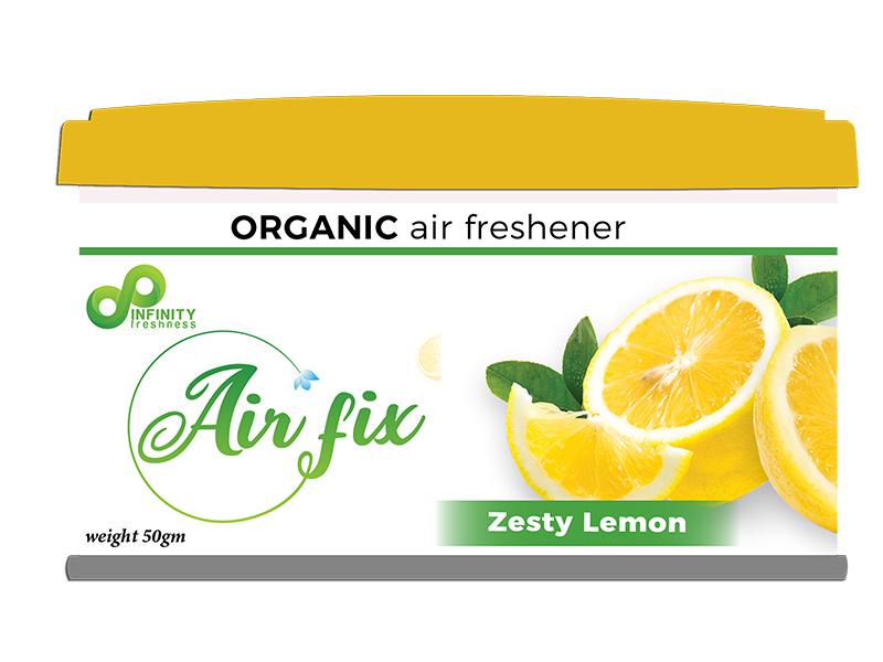 Air Fix Organic Air Freshener 50g - Zesty Lemon  for sale in Karachi Image-1