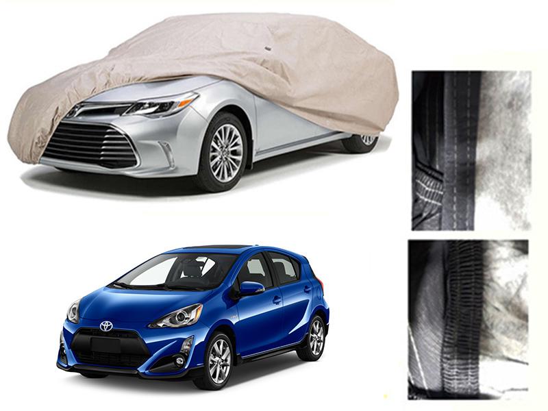 Toyota Aqua 2012-2021 PVC Cotton Car Top Cover  Image-1