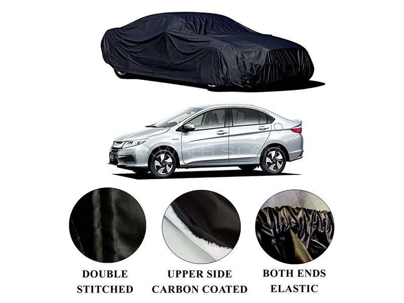 Honda Grace Polymer Carbon Coated Car Top Cover for sale in Karachi Image-1