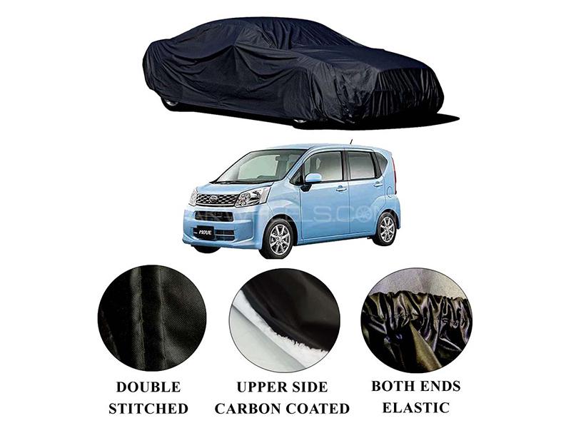 Daihatsu Move Polymer Carbon Coated Car Top Cover for sale in Karachi Image-1