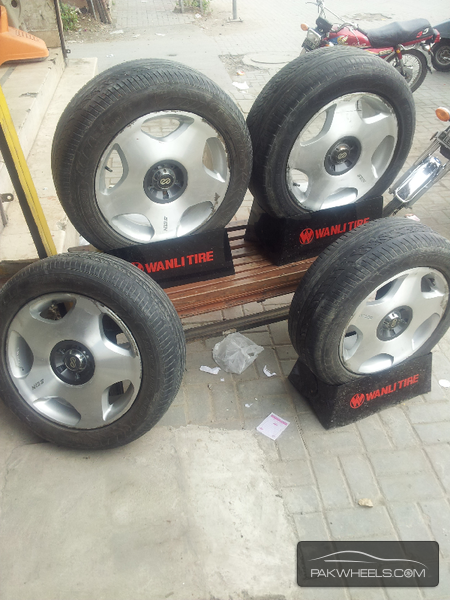 tyres and rims 16 Inch 4 Hols trimendus condition
 Image-1