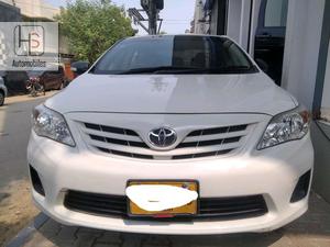 Toyota Corolla XLI 2014
white in colour 
front and back camera with Android TV.
TCM maintained.