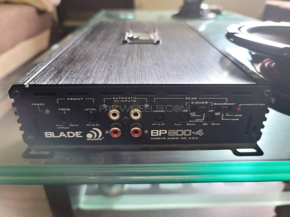 Massive Audio BP 800.4 Blade Series 4ch SQ Amplifier Image-1