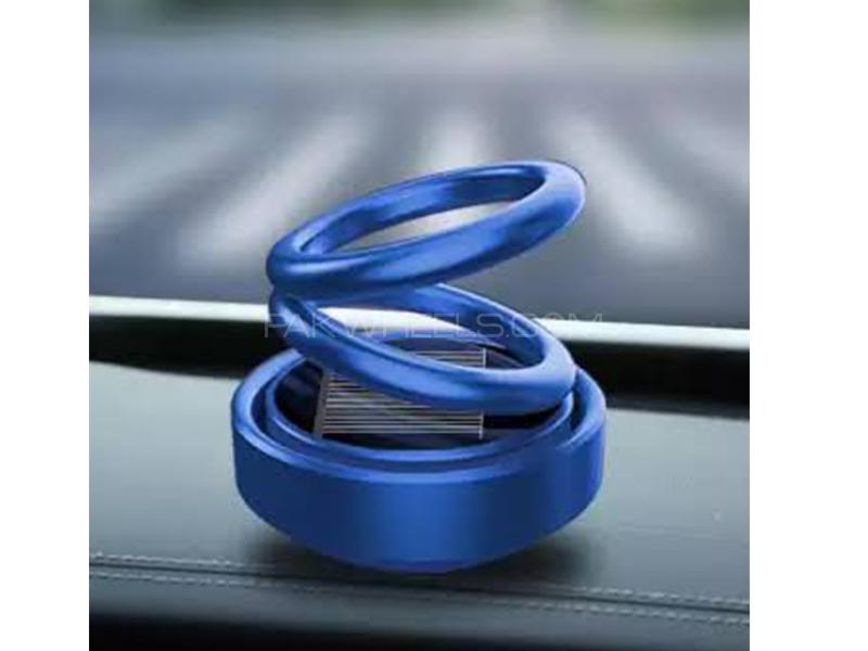 Solar Ring Car Air Freshener - Blue for sale in Karachi Image-1