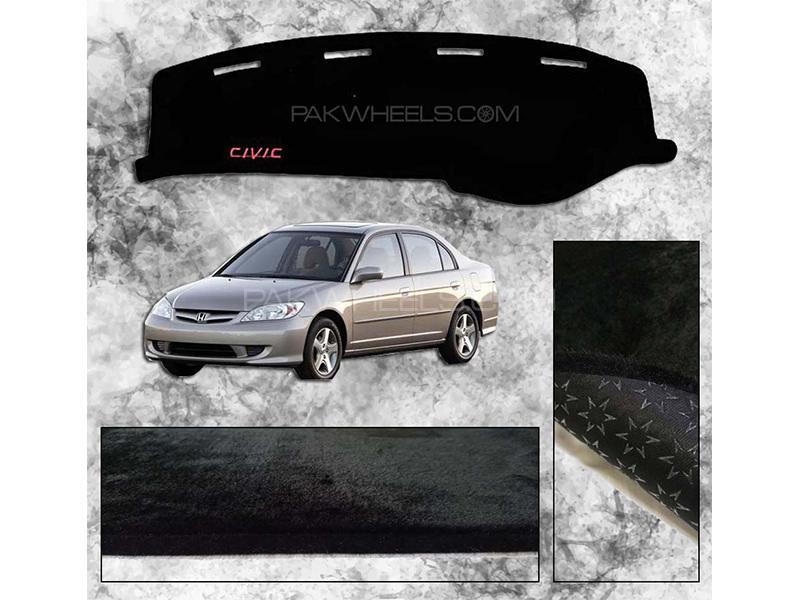 Honda Civic 2004-2006 Non Slip Velvet Dashboard Cover for sale in Karachi Image-1