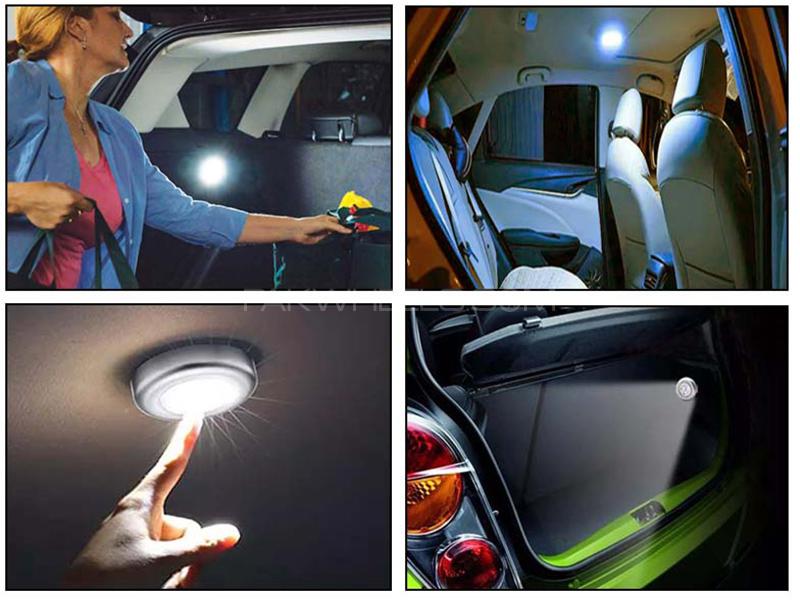 Universal Wireless Interior LED Light For Car - Pack Of 5 Image-1