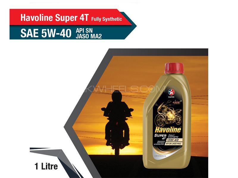 HAVOLINE SUPER 4T FULLY SYNTHETIC SAE 5W-40 (1 L) Image-1