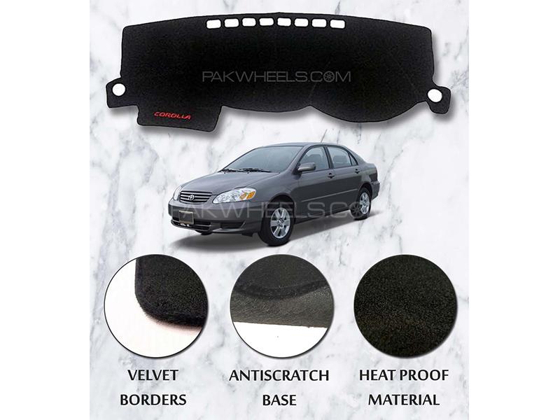 Toyota Corolla 2002-2008 Dashboard Cover Mat - Heat Proof Material  Image-1