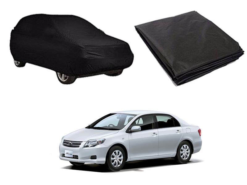 Toyota Axio 2007-2010 PVC Water Proof Top Cover - Black  Image-1