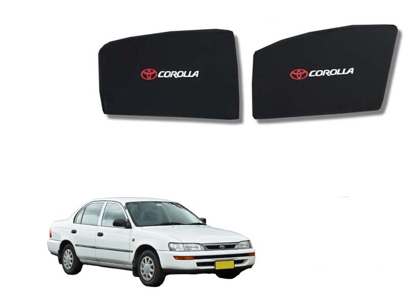 Toyota Corolla 1994-2001 Side Window Sun Shade With Logo Image-1