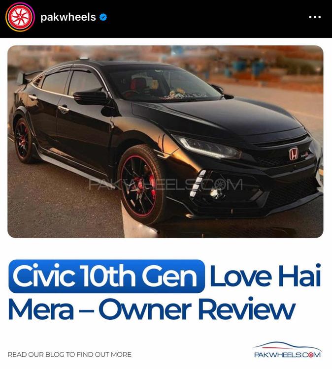 Honda Civic - 2019 Dark Soul Black Image-1