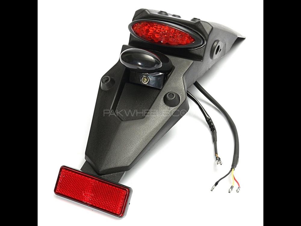 KATUR 12V LED Motorcycle Fender Rear Tail Stop Light Reflector Image-1