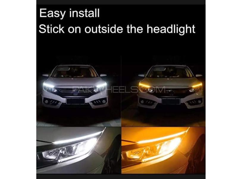 Universal LED Strip Light For Car Headlight Universal LED Strip Light For Car Headlight Image-4