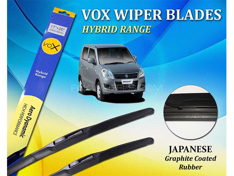 Suzuki Wagon R 2014-2021 VOX Japanese Rubber Hybrid Wiper Blades for sale in کراچی Image-1
