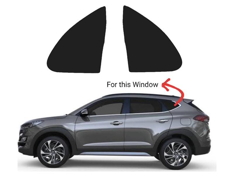 Hyundai Tucson 2020-2021 Side Quarter Window Shade  Image-1