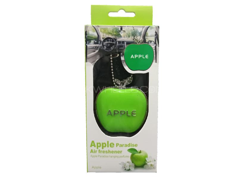 Apple Style Car Hanging Air Freshener | Aroma | Car Fragrance | Green Apple Image-1
