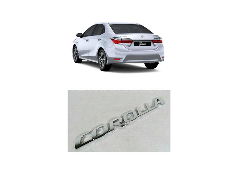  Toyota Corolla Trunk Emblem Chrome  for sale in لاہور Image-1