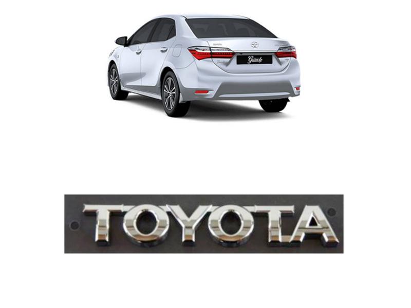 Toyota Trunk Emblem Badge Chrome