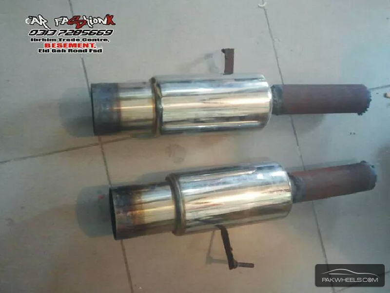 burnt tip exhaust  for sale ...3 month used.!! Image-1