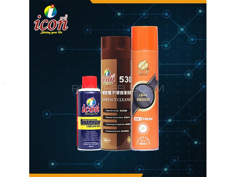 Icon Plus Anti Rust 200ml With Contact Cleaner And Air Freshener Pack