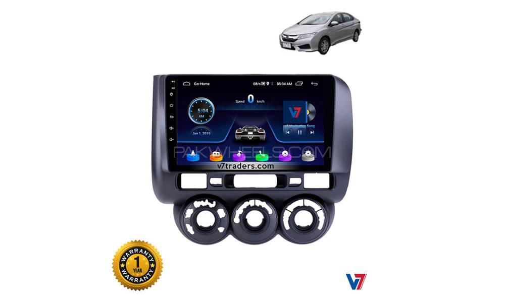 V7 Honda City 2002-09 Panel 10" LCD Screen Android GPS navigation DVD Image-1