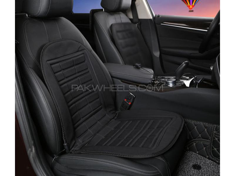 Car Seat Heating Pad Cushion 12v  Black Car Seat Heating Pad Cushion 12v  Black Image-2