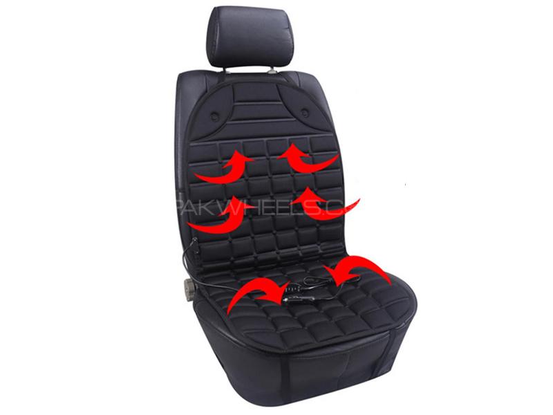 Car Seat Heating Pad Cushion 12v  Black Car Seat Heating Pad Cushion 12v  Black Image-3