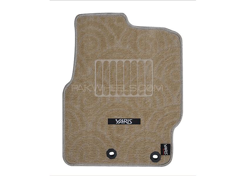 Buy Toyota Yaris Carpet Premium Series Beige Car Floor Mats in Pakistan