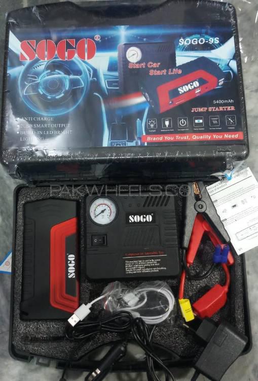 Sogo High Power Jump Starter power bank with air compressor Image-1