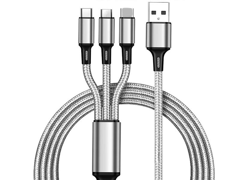 MAXXIS Car Cigarette Lighter Dual USB Port Charger With 3 in 1 Cable - 4.8A - 12v/24v | Silver MAXXIS Car Cigarette Lighter Dual USB Port Charger With 3 in 1 Cable - 4.8A - 12v/24v | Silver Image-6