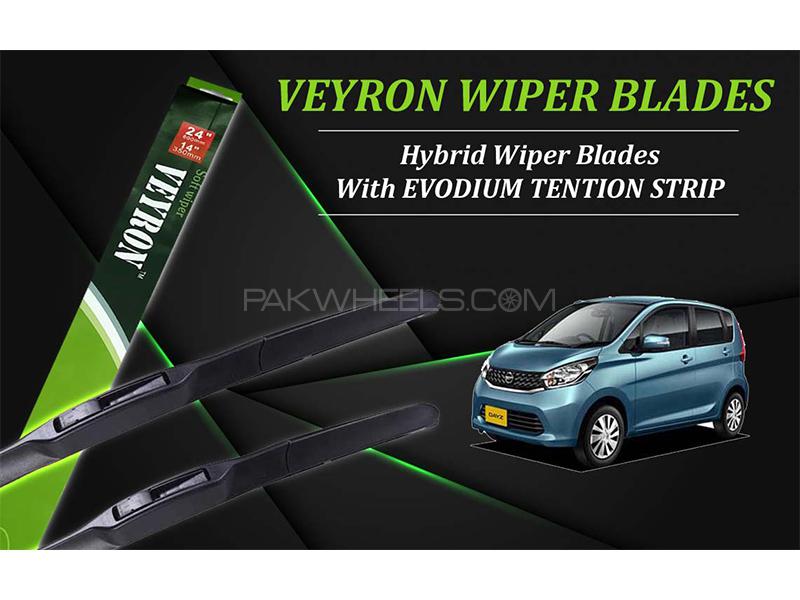 Nissan Dayz 2013-2019 VEYRON Hybrid Wiper Blades | Non Scratchable | Graphite Coated Image-1