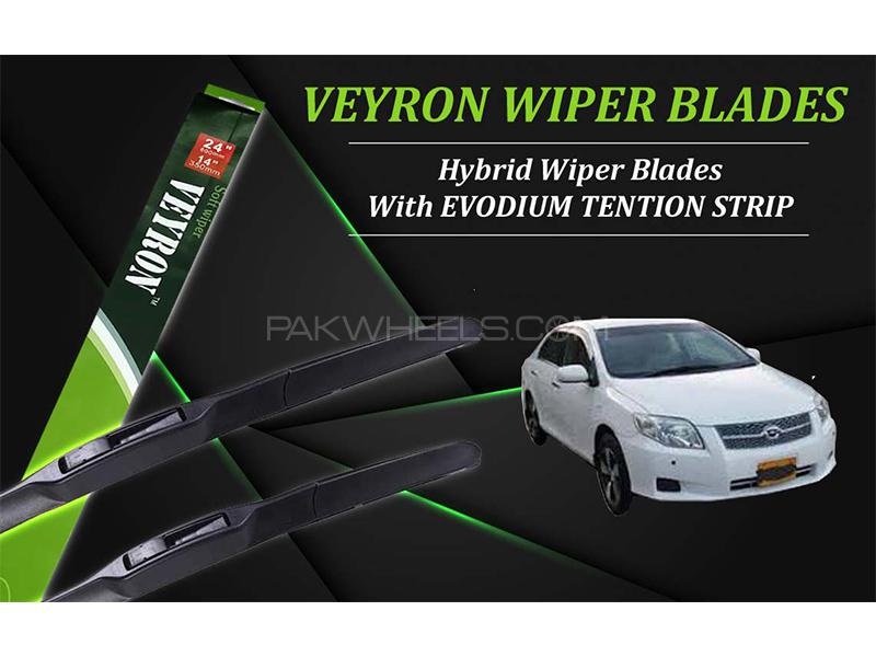 Toyota Axio 2005-2008 VEYRON Hybrid Wiper Blades | Non Scratchable | Graphite Coated Image-1