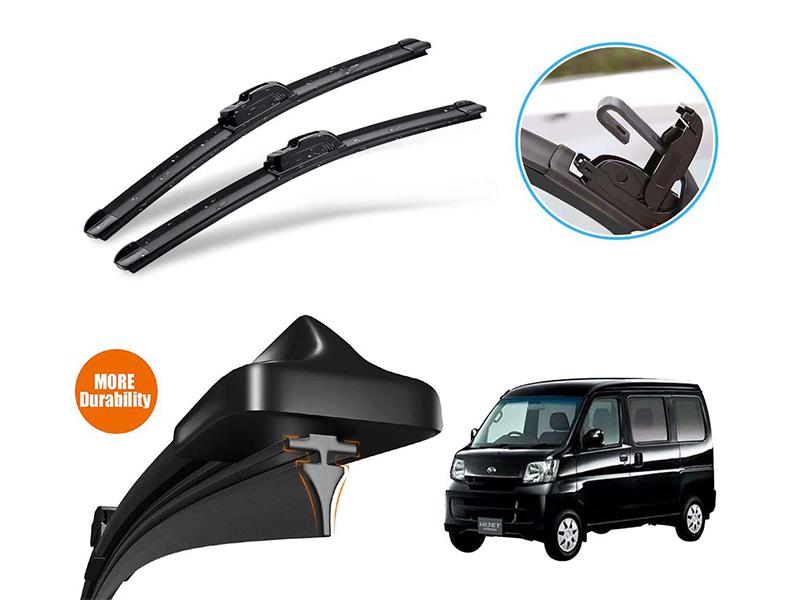 Daihatsu Hijet 2004-2022 Silicone Wiper Blades | Soft Rubber Vipers | Graphite Coated Rubber for sale in کراچی Image-1