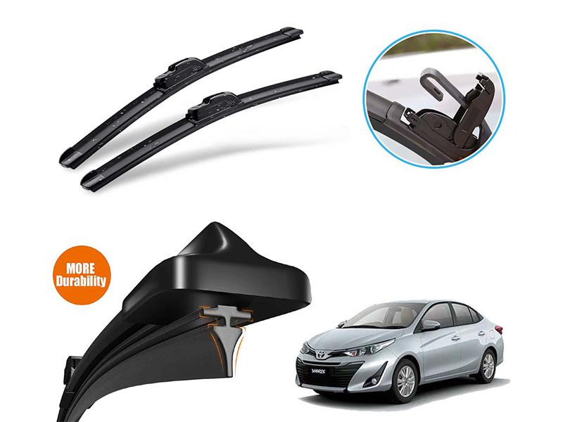 Toyota Yaris 2020-2022 Silicone Wiper Blades | Soft Rubber Vipers | Graphite Coated Rubber 