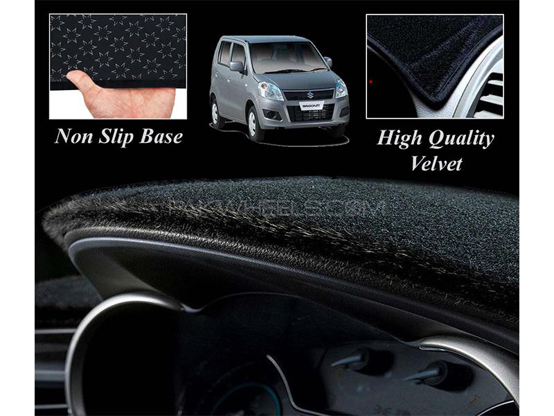 Suzuki Wagon R 2014-2022 Velvet Dashboard Carpet Cover | Non Slip | Washable Image-1