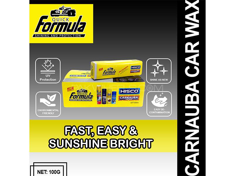 Formula Hisco Carnauba Car Wax Tube - 100g