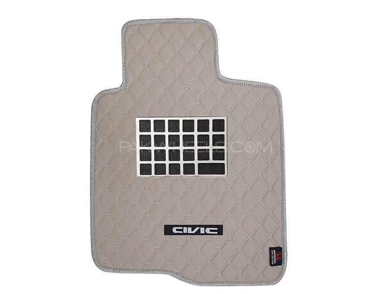 Honda Civic 2016-2021 X 7D Luxury Diamond Series DS Beige Floor Mats (P584) Honda Civic 2016-2021 X 7D Luxury Diamond Series DS Beige Floor Mats (P584) Image-2