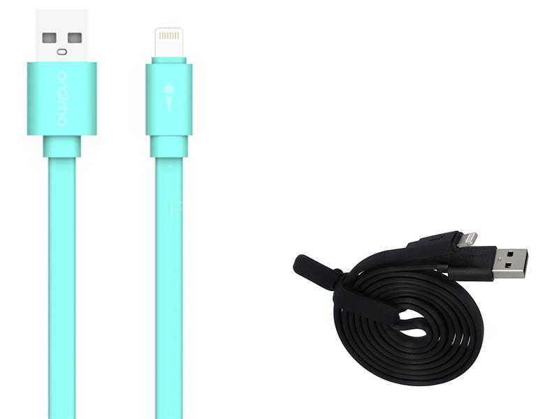 Oraimo Candy Lightning Fast Charging Cable - Aqua Blue - OCD-L22P Image-1