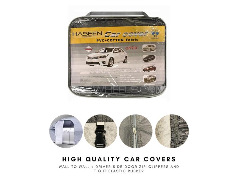 Honda Vezel Double Coat PVC Cotton Top Cover Image-1